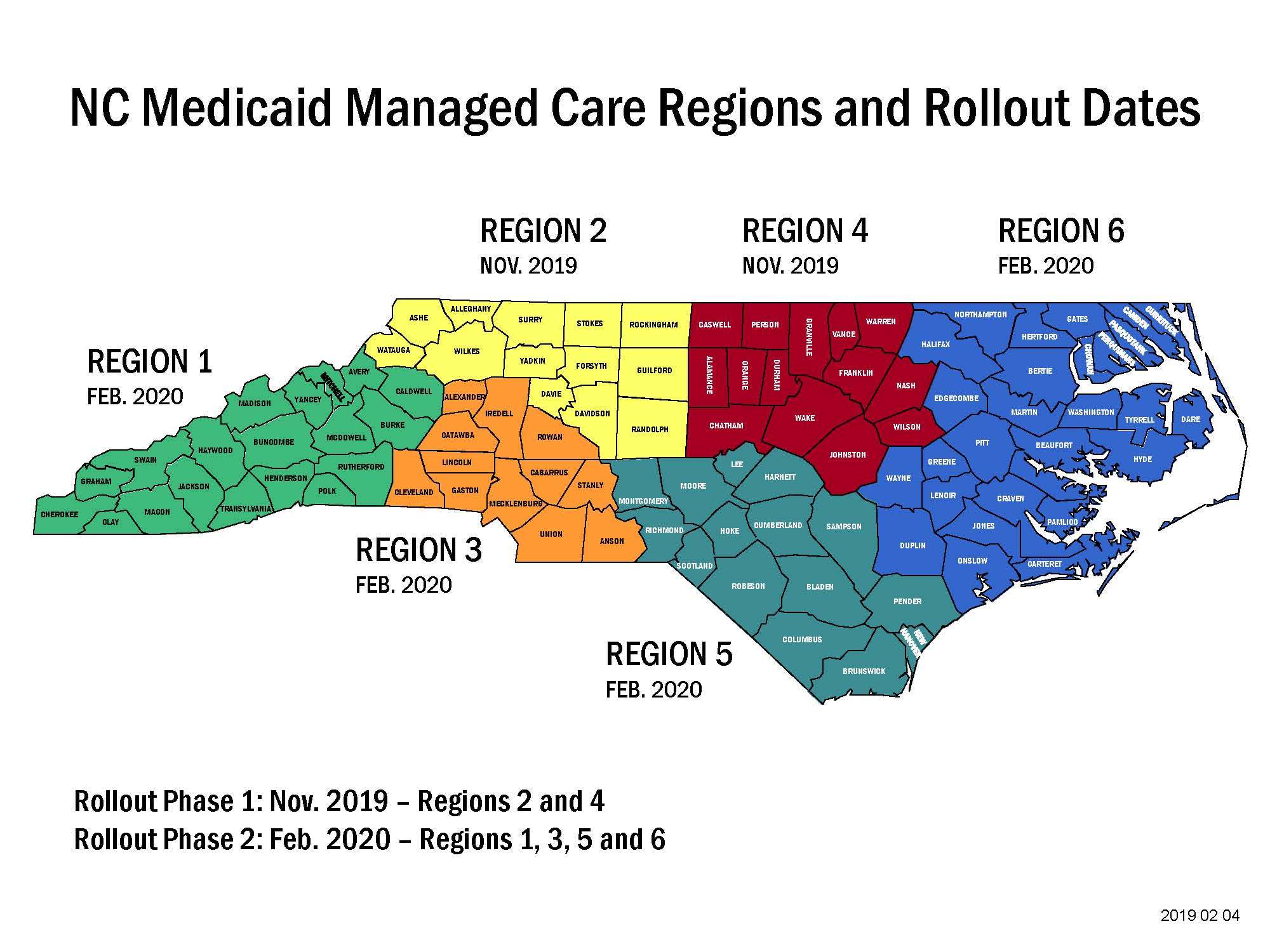 North Carolina Managed Medicaid Plans