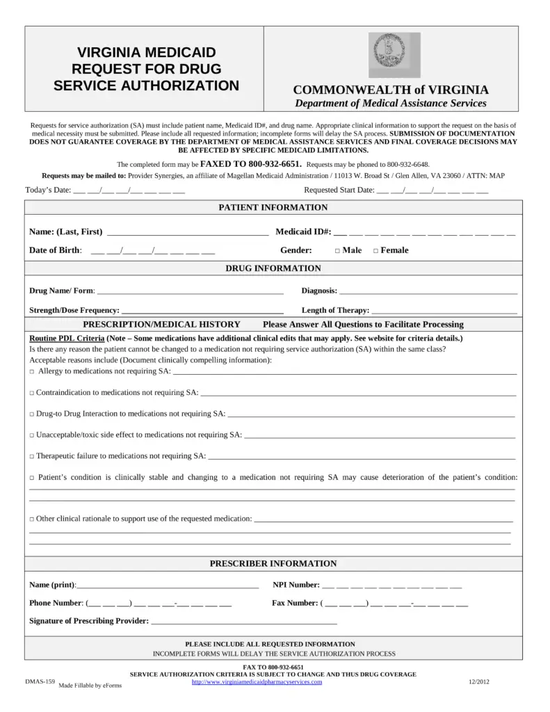 Magellan Medicaid Prior Authorization Form MedicAidTalk